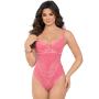 Escante Coral Underwired Lace and Mesh G-String Body Escante Coral Underwired Lace and Mesh G-String Body