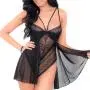 Escante Underwired Black Lace and Mesh Body 