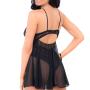 Escante Underwired Black Lace and Mesh Body 