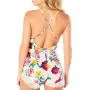 Oh La La Cheri White Floral Print Playsuit