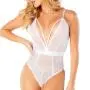 Oh La La Cheri White Lace Plunge Body