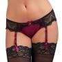Worldgirl Moonlight Black Peekaboo Bra and Suspender Knickers Set Worldgirl Moonlight Black Peekaboo Bra and Suspender Knickers Set