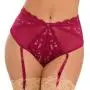 Worldgirl Parisienne Wine Plunge Longline Bra and Crotchless Thong Set Worldgirl Parisienne Wine Plunge Longline Bra and Crotchless Thong Set