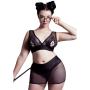 Brand X Dirty Rider Bra and Crotchless Thong Skirt Set