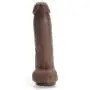 King Cock Extra Girthy Ultra Realistic Suction Cup Dildo with Balls 9.5 Inch