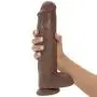King Cock Extra Girthy Ultra Realistic Suction Cup Dildo with Balls 9.5 Inch