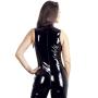 Black Level PVC Catsuit with Full Length Zip