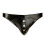 Svenjoyment Faux Leather Open Back Briefs