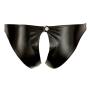 Svenjoyment Faux Leather Open Back Briefs