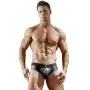 Svenjoyment Zip Front Wet Look Open Back Briefs Svenjoyment Zip Front Wet Look Open Back Briefs