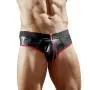 Svenjoyment Zip Front Wet Look Open Back Briefs Svenjoyment Zip Front Wet Look Open Back Briefs