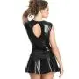 Easy-On Latex Plunge Skater Dress Easy-On Latex Plunge Skater Dress