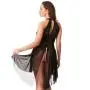 Easy-On Latex Halterneck Mini Dress with Mesh Skirt Easy-On Latex Halterneck Mini Dress with Mesh Skirt