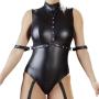 Cottelli Wet Look Body with Arm Restraints Cottelli Wet Look Body with Arm Restraints