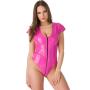 Easy-On Latex Pink Access All Areas Zip Around Body
