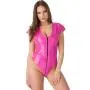Easy-On Latex Pink Access All Areas Zip Around Body Easy-On Latex Pink Access All Areas Zip Around Body