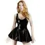 Black Level Black PVC Skater Dress Black Level Black PVC Skater Dress