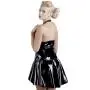 Black Level PVC Zip Front Halterneck Mini Dress Black Level PVC Zip Front Halterneck Mini Dress
