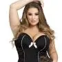 Worldgirl Plus Size Seduce Me Push-Up Plunge Dress Worldgirl Plus Size Seduce Me Push-Up Plunge Dress