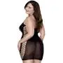 Lapdance Crochet Cut-Out Mini Dress Lapdance Crochet Cut-Out Mini Dress