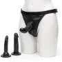 Unisex Strap-On Harness Kit with 3 Realistic Dildos Unisex Strap-On Harness Kit with 3 Realistic Dildos