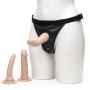 Unisex Strap-On Harness Kit with 3 Realistic Dildos
