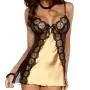 Beauty Night Satin and Lace Gold Chemise Beauty Night Satin and Lace Gold Chemise