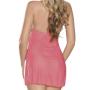 Escante Lace and Mesh Halter Babydoll Escante Lace and Mesh Halter Babydoll