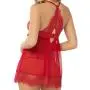 Seven 'til Midnight Red Underwired Babydoll Set