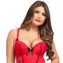Worldgirl Seduce Me Red Push-Up Chemise Set