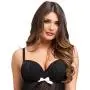 Worldgirl Barely There Black Push-Up Babydoll Set Worldgirl Barely There Black Push-Up Babydoll Set
