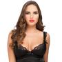 Worldgirl Treasure Me Black Underwired Babydoll Set