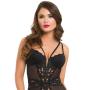 Worldgirl Parisienne Black Lace Plunge Chemise Worldgirl Parisienne Black Lace Plunge Chemise