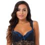 Worldgirl Moonlight Blue Plunge Babydoll Set