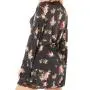 Oh La La Cheri Black Floral Print Robe Oh La La Cheri Black Floral Print Robe
