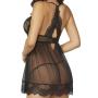 Seven 'til Midnight Black Underwired Babydoll Set Seven 'til Midnight Black Underwired Babydoll Set