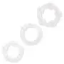 Worldgirl Triple Clear Cock Ring Set (3 Pack) Worldgirl Triple Clear Cock Ring Set (3 Pack)