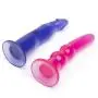 Double Tip Unisex Strap-On Harness Kit with 2 Dildos Double Tip Unisex Strap-On Harness Kit with 2 Dildos