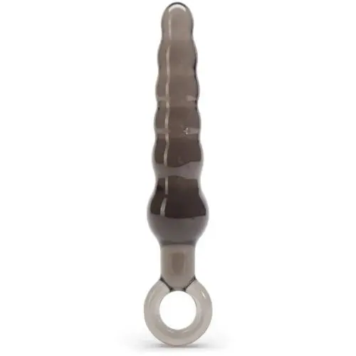 Worldgirl Beaded Anal Prober with Finger Loop 5.25 Inch