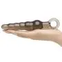 Worldgirl Beaded Anal Prober with Finger Loop 5.25 Inch