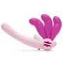 Worldgirl Double Delight Adjustable Pink Vibrating Strapless Strap-On