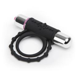 Tracey Cox Supersex Twin Silicone Vibrating Love Ring for Couples