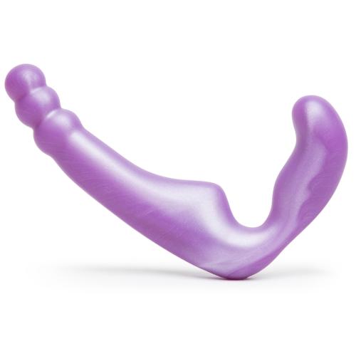 Doc Johnson Platinum The Gal Pal Strapless Strap-On Double Dildo 5 Inch Doc Johnson Platinum The Gal Pal Strapless Strap-On Double Dildo 5 Inch