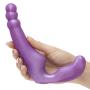 Doc Johnson Platinum The Gal Pal Strapless Strap-On Double Dildo 5 Inch Doc Johnson Platinum The Gal Pal Strapless Strap-On Double Dildo 5 Inch