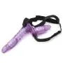 Vibrating Double-Ended Strap-On Dildo Vibrator
