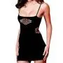 Music Legs Stretchy Fence Net Mini Dress Music Legs Stretchy Fence Net Mini Dress