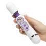 Worldgirl White 8 Function Mini Magic Wand Vibrator