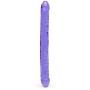 Doc Johnson Crystal Jellies Realistic Double-Ended Dildo 18 Inch