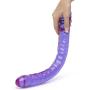 Doc Johnson Crystal Jellies Realistic Double-Ended Dildo 18 Inch