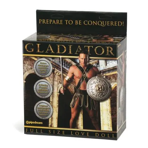 Gladiator Inflatable Male Sex Doll with 7 Inch Realistic Dildo 985g Gladiator Inflatable Male Sex Doll with 7 Inch Realistic Dildo 985g